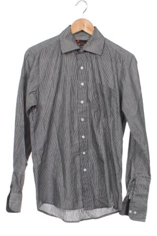 Ανδρικό πουκάμισο Dressmann, Μέγεθος S, Χρώμα Γκρί, Τιμή 3,71 €