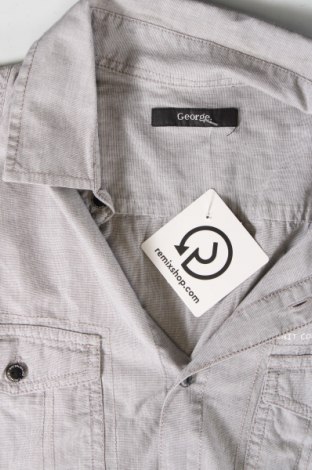 Ανδρικό πουκάμισο George, Μέγεθος M, Χρώμα Γκρί, Τιμή 14,83 €