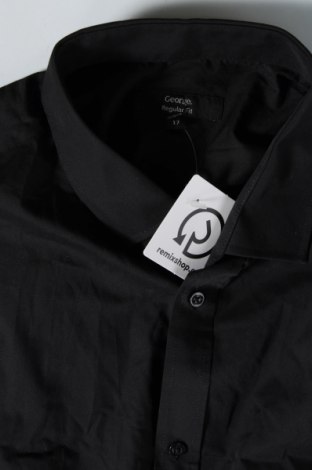 Ανδρικό πουκάμισο George, Μέγεθος XL, Χρώμα Μαύρο, Τιμή 17,94 €