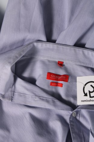 Ανδρικό πουκάμισο Gilberto, Μέγεθος L, Χρώμα Μπλέ, Τιμή 7,50 €