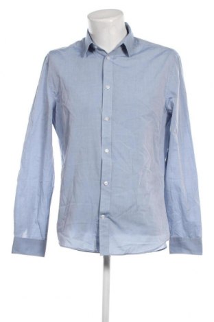 Мъжка риза H&M, Размер L, Цвят Син, Цена 14,50 лв.