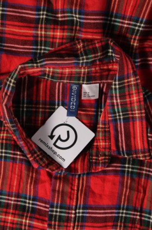 Herrenhemd H&M Divided, Größe M, Farbe Rot, Preis 3,03 €