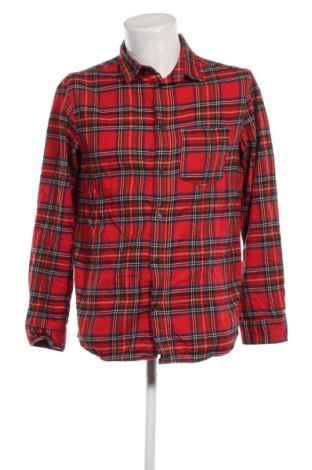 Ανδρικό πουκάμισο H&M Divided, Μέγεθος M, Χρώμα Κόκκινο, Τιμή 3,41 €