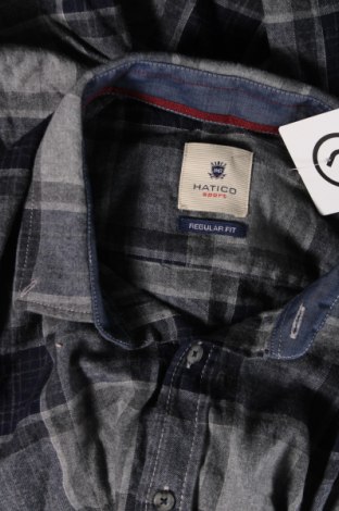 Ανδρικό πουκάμισο Hatico, Μέγεθος XL, Χρώμα Πολύχρωμο, Τιμή 7,18 €