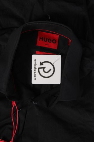 Ανδρικό πουκάμισο Hugo Boss, Μέγεθος S, Χρώμα Μαύρο, Τιμή 91,30 €