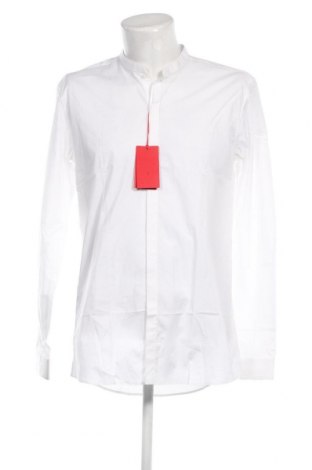Ανδρικό πουκάμισο Hugo Boss, Μέγεθος L, Χρώμα Λευκό, Τιμή 82,06 €