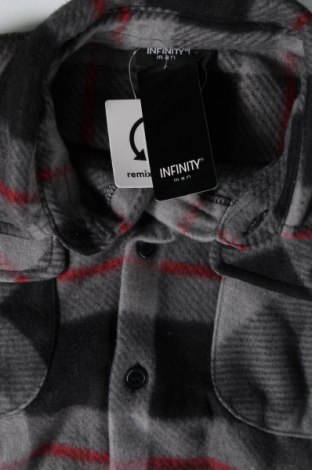 Ανδρικό πουκάμισο Infinity, Μέγεθος S, Χρώμα Γκρί, Τιμή 5,41 €