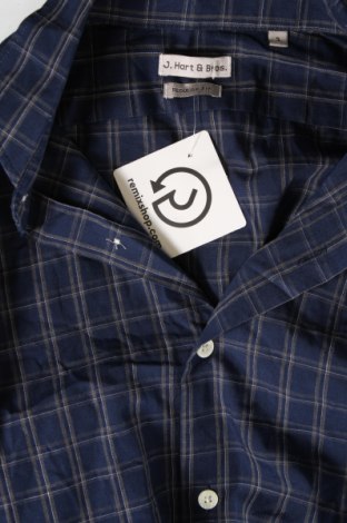 Ανδρικό πουκάμισο J.Hart & Bros., Μέγεθος S, Χρώμα Μπλέ, Τιμή 2,69 €