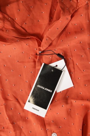 Мъжка риза Jack & Jones PREMIUM, Размер L, Цвят Оранжев, Цена 23,80 лв.