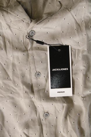 Cămașă de bărbați Jack & Jones PREMIUM, Mărime L, Culoare Bej, Preț 223,68 Lei