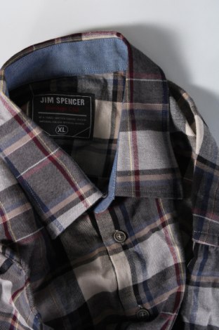 Herrenhemd Jim Spencer, Größe XL, Farbe Mehrfarbig, Preis 3,83 €
