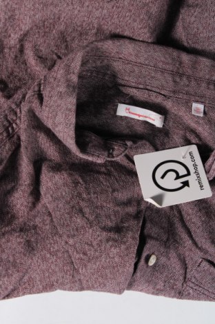 Мъжка риза Knowledge Cotton Apparel, Размер M, Цвят Лилав, Цена 9,75 лв.
