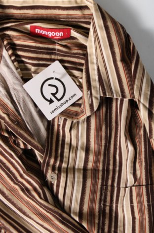 Ανδρικό πουκάμισο Mangoon, Μέγεθος L, Χρώμα  Μπέζ, Τιμή 17,94 €