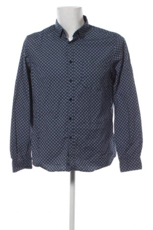 Ανδρικό πουκάμισο Manor, Μέγεθος L, Χρώμα Μπλέ, Τιμή 9,33 €