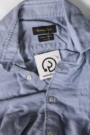 Herrenhemd Massimo Dutti, Größe M, Farbe Blau, Preis 27,14 €