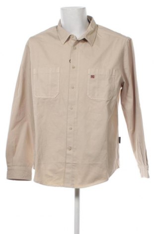 Ανδρικό πουκάμισο Napapijri, Μέγεθος XXL, Χρώμα  Μπέζ, Τιμή 69,59 €
