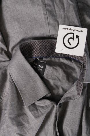 Ανδρικό πουκάμισο Olymp, Μέγεθος S, Χρώμα Γκρί, Τιμή 9,65 €