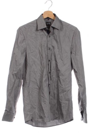 Ανδρικό πουκάμισο Olymp, Μέγεθος S, Χρώμα Γκρί, Τιμή 14,47 €