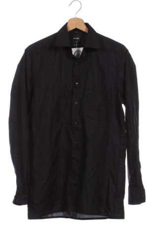 Ανδρικό πουκάμισο Olymp, Μέγεθος S, Χρώμα Μαύρο, Τιμή 4,82 €