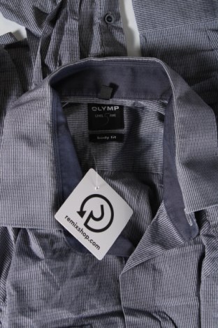 Ανδρικό πουκάμισο Olymp, Μέγεθος L, Χρώμα Μπλέ, Τιμή 19,05 €