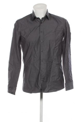Ανδρικό πουκάμισο Olymp, Μέγεθος M, Χρώμα Γκρί, Τιμή 11,34 €