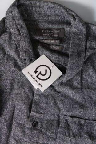 Ανδρικό πουκάμισο Primark, Μέγεθος L, Χρώμα Γκρί, Τιμή 4,49 €