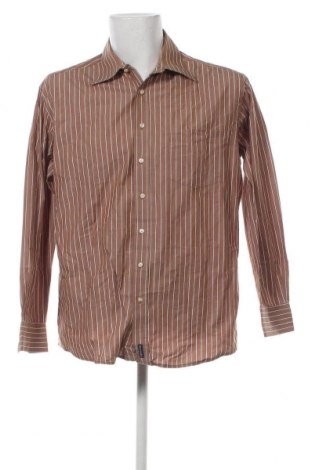 Ανδρικό πουκάμισο Rover&Lakes, Μέγεθος L, Χρώμα Καφέ, Τιμή 2,69 €