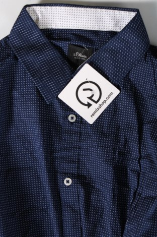 Мъжка риза S.Oliver Black Label, Размер S, Цвят Син, Цена 39,00 лв.
