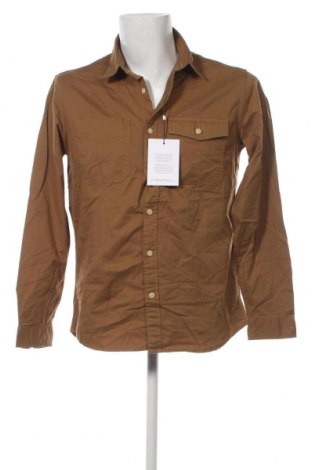 Мъжка риза Selected Homme, Размер M, Цвят Кафяв, Цена 18,04 лв.