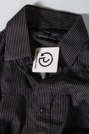 Ανδρικό πουκάμισο Selected Homme, Μέγεθος M, Χρώμα Γκρί, Τιμή 4,13 €
