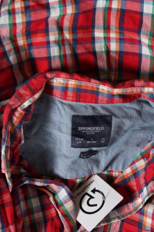 Ανδρικό πουκάμισο Springfield, Μέγεθος L, Χρώμα Πολύχρωμο, Τιμή 14,85 €