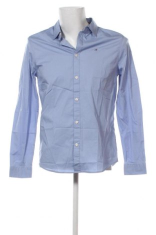 Ανδρικό πουκάμισο Tommy Jeans, Μέγεθος M, Χρώμα Μπλέ, Τιμή 68,88 €