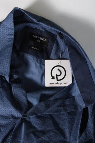 Ανδρικό πουκάμισο Torrente, Μέγεθος L, Χρώμα Μπλέ, Τιμή 21,23 €