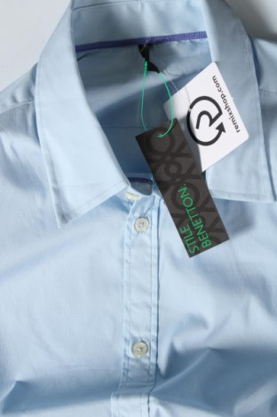 Мъжка риза United Colors Of Benetton, Размер M, Цвят Син, Цена 72,00 лв.