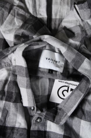Мъжка риза Vailent, Размер L, Цвят Сив, Цена 5,80 лв.
