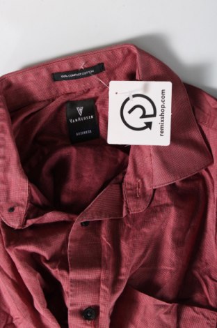Ανδρικό πουκάμισο Van Heusen, Μέγεθος L, Χρώμα Κόκκινο, Τιμή 3,95 €