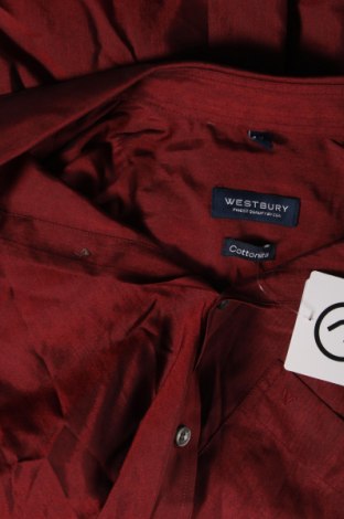 Herrenhemd Westbury, Größe M, Farbe Rot, Preis 4,51 €
