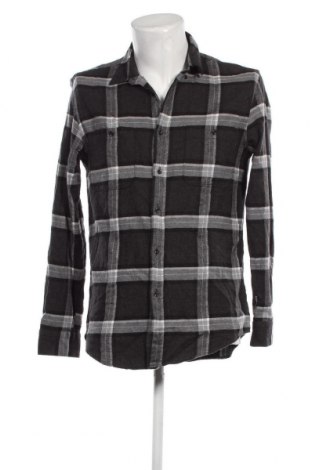 Ανδρικό πουκάμισο Zara Man, Μέγεθος L, Χρώμα Γκρί, Τιμή 5,49 €