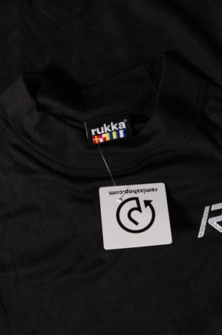 Herren Sport Shirt Rukka, Größe M, Farbe Schwarz, Preis 7,93 €