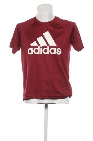 Ανδρικό t-shirt Adidas, Μέγεθος M, Χρώμα Κόκκινο, Τιμή 12,37 €