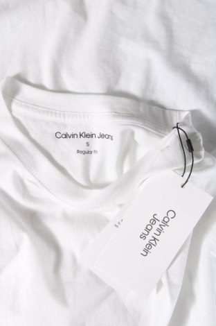 Męski T-shirt Calvin Klein Jeans, Rozmiar S, Kolor Biały, Cena 181,25 zł