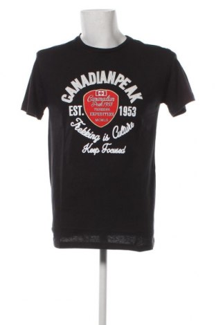Herren T-Shirt Canadian Peak, Größe L, Farbe Schwarz, Preis € 17,42