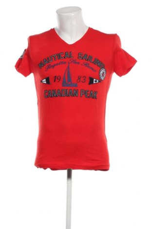 Herren T-Shirt Canadian Peak, Größe S, Farbe Rot, Preis € 24,12