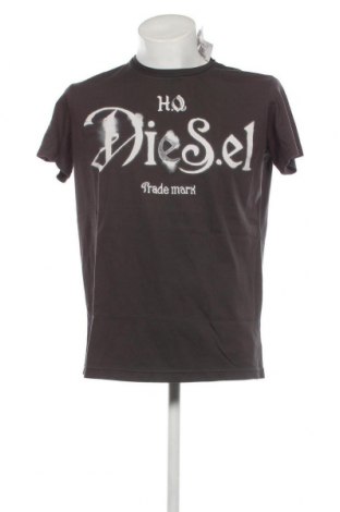 Ανδρικό t-shirt Diesel, Μέγεθος L, Χρώμα Γκρί, Τιμή 51,27 €