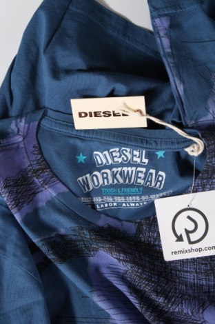 Мъжка тениска Diesel, Размер L, Цвят Син, Цена 195,00 лв.