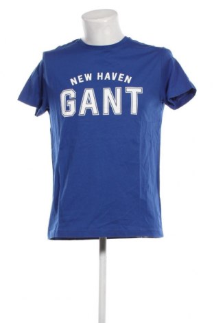 Мъжка тениска Gant, Размер M, Цвят Син, Цена 40,80 лв.