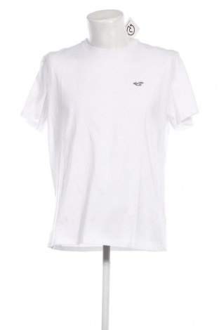 Мъжка тениска Hollister, Размер XL, Цвят Бял, Цена 24,07 лв.