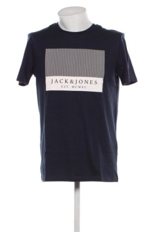 Ανδρικό t-shirt Jack & Jones, Μέγεθος L, Χρώμα Μπλέ, Τιμή 13,92 €