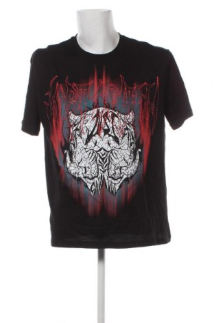 Herren T-Shirt Just Cavalli, Größe M, Farbe Schwarz, Preis 84,40 €