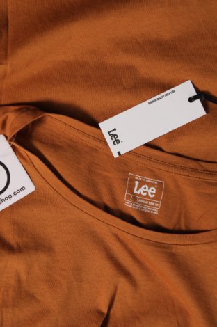 Ανδρικό t-shirt Lee, Μέγεθος L, Χρώμα Καφέ, Τιμή 26,80 €